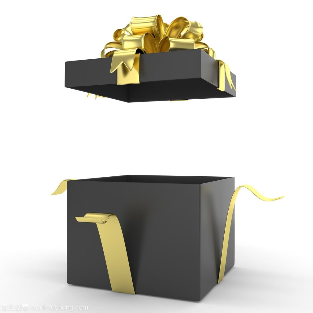 礼品盒的黑色魅力