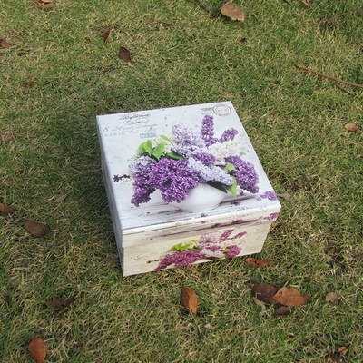 欧式风格花饰印刷天地盖礼品包装盒——广州天河万形纸品工艺厂批发热卖